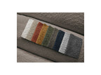 Talia - Canapé D'Angle Fixe - Tissu Bouclette - Angle Droit
