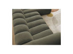 Talia - Canapé D'Angle Fixe - Tissu Bouclette - Angle Droit