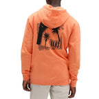 Sweat À Capuche Palm Tree Po - Orange - Homme