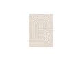 Shylo - Tapis Poils Ras - Motif Géométrique - Beige