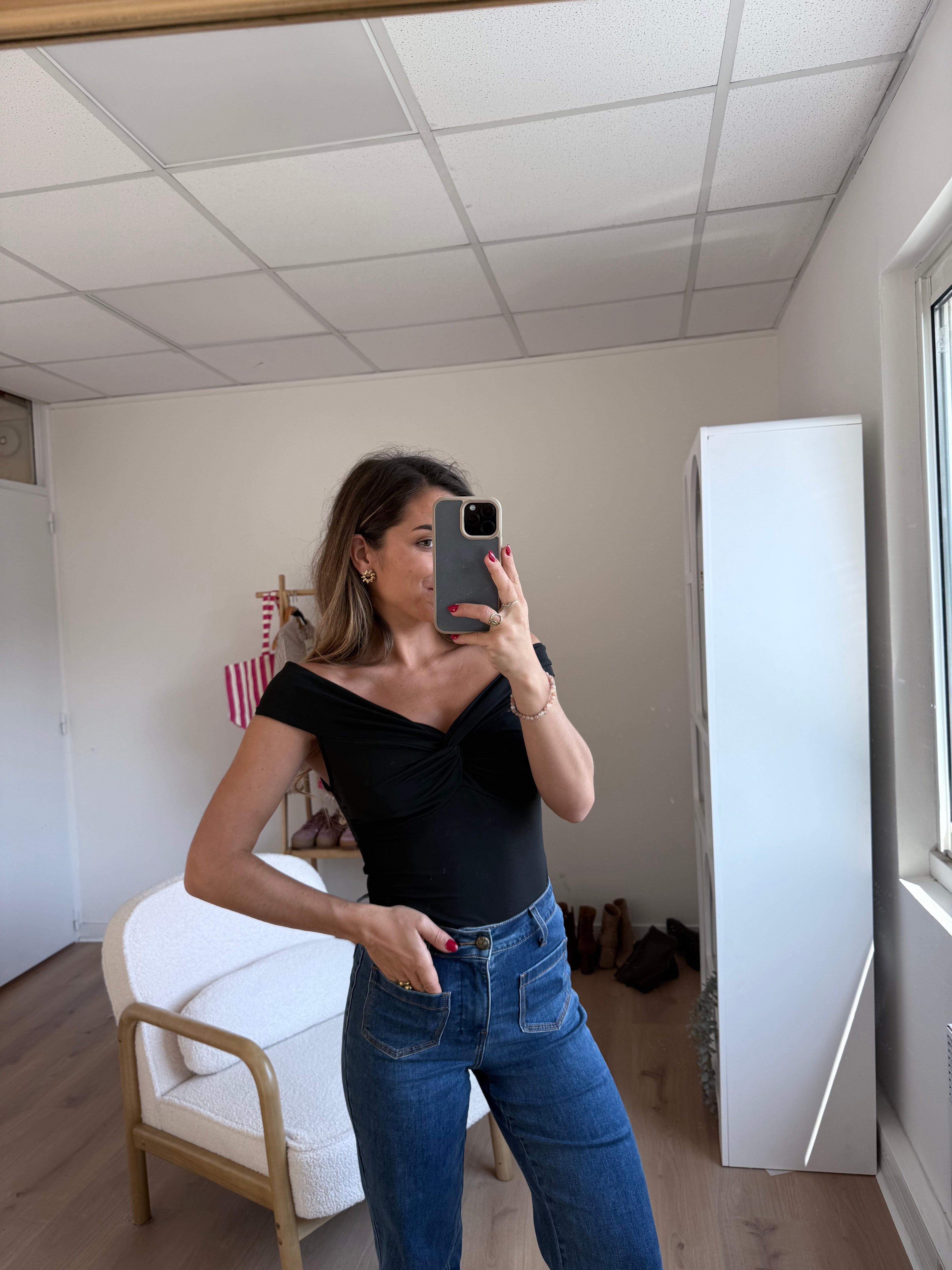 Top Carla Noir