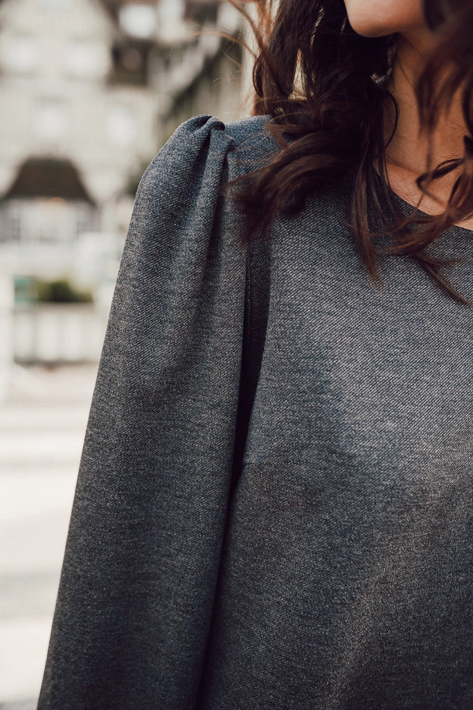 Robe Tess Gris Chiné