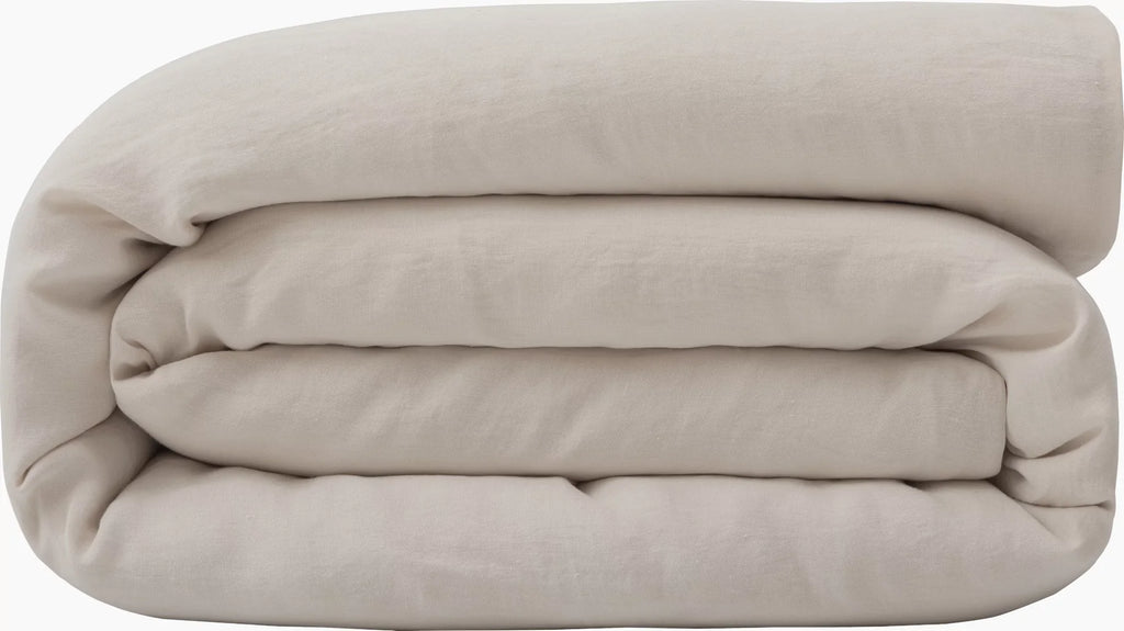 Housse De Couette 100% Lin - Crème