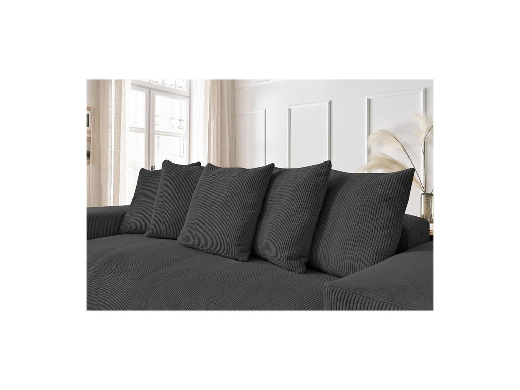 Voltaire - Canapé Droit Fixe 3 Places - Velours Côtelé