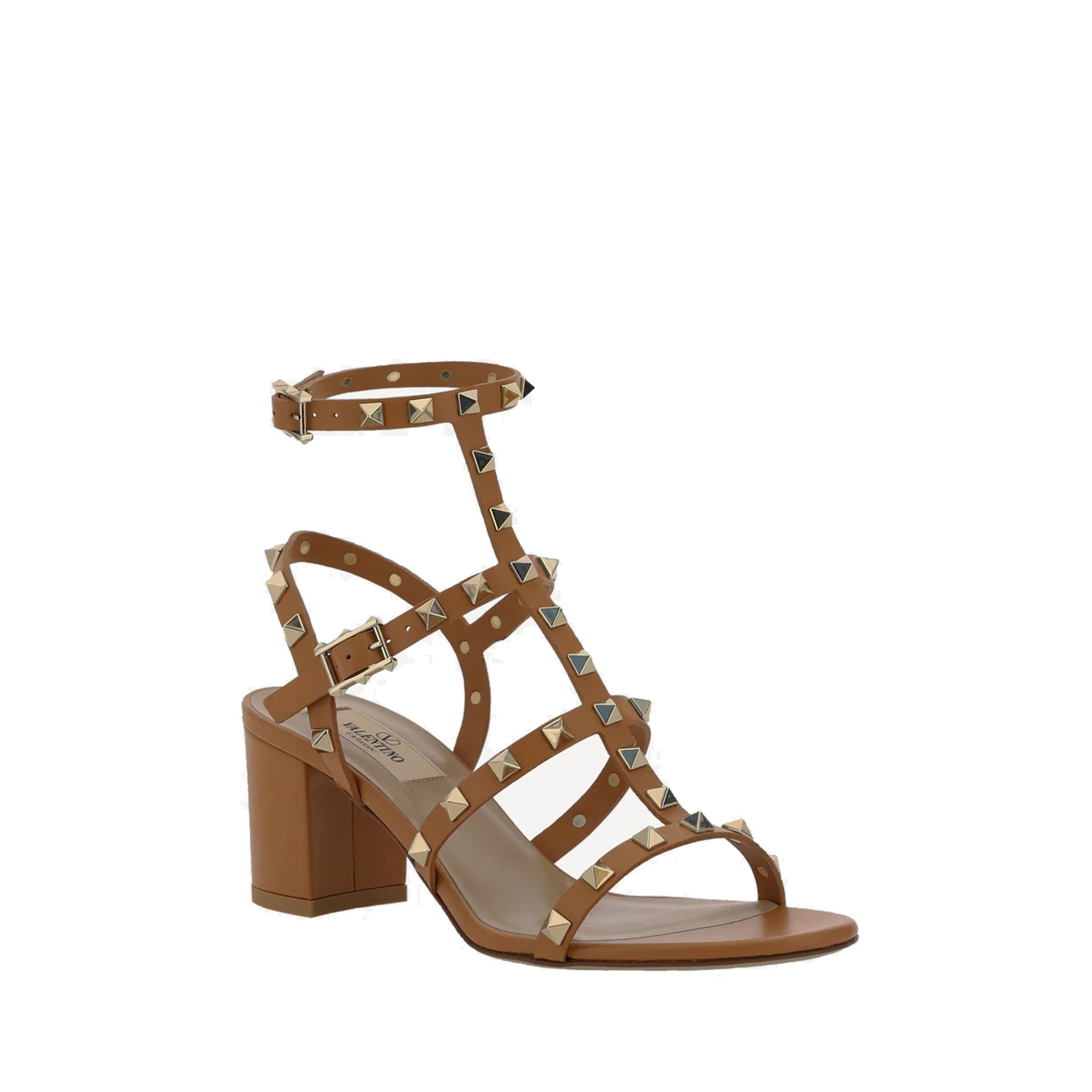 Sandales Valentino Garavani Rockstud - Brown - Femme