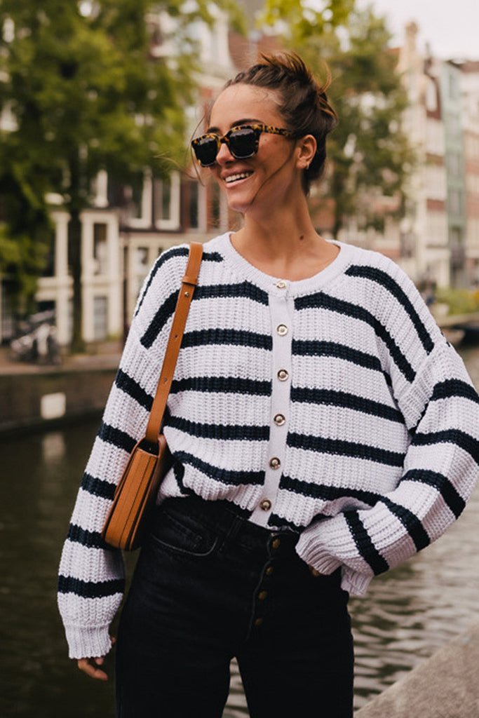 Gilet Rico Écru Marine