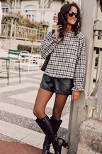 Blouse Colombine Carreaux Gris
