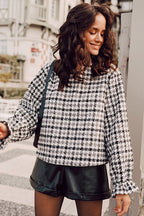 Blouse Colombine Carreaux Gris