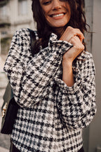 Blouse Colombine Carreaux Gris