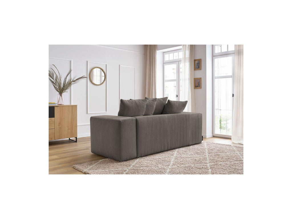 Voltaire - Canapé Droit Fixe 2 Places - Velours Côtelé