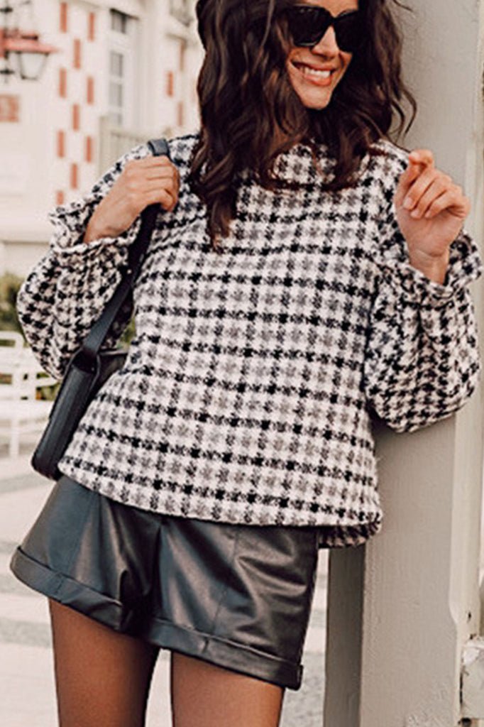 Blouse Colombine Carreaux Gris