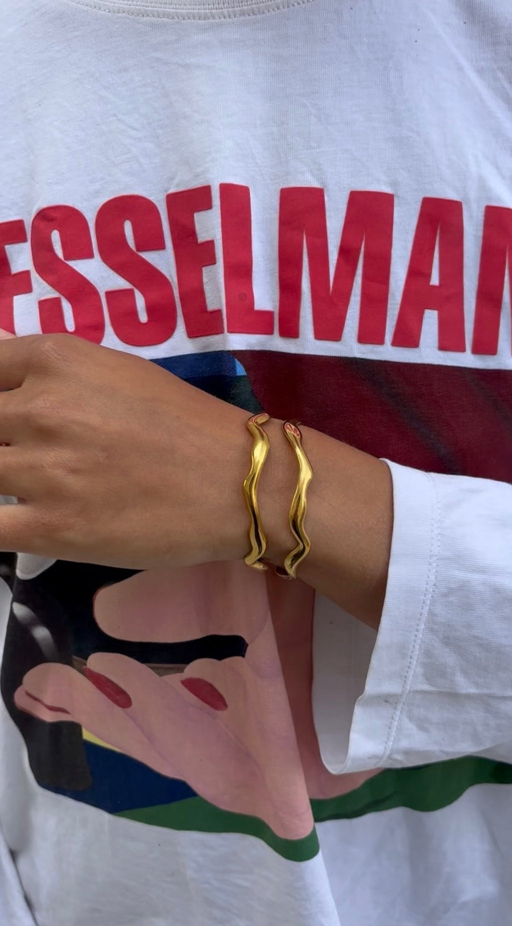 Bracelet Wave Bangle