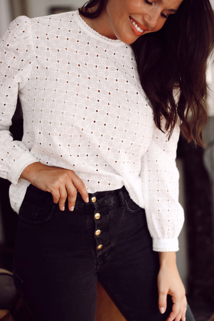 Blouse Henriette Fleur Brodée
