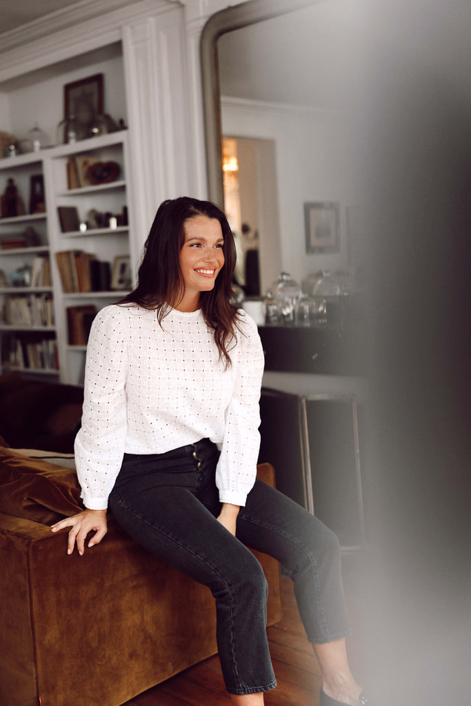 Blouse Henriette Fleur Brodée