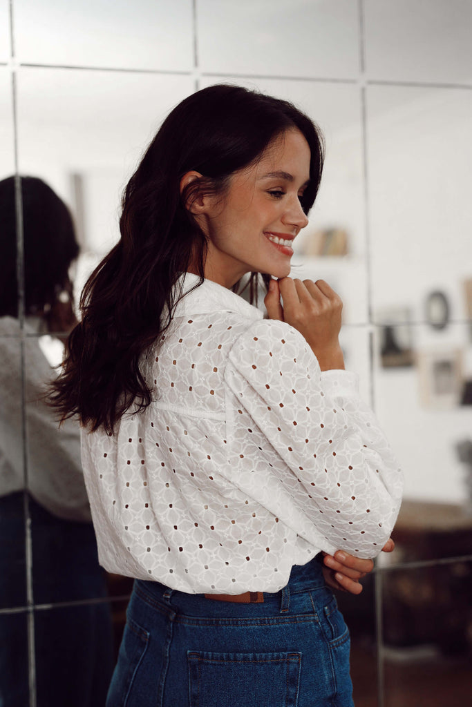 Chemise Maria Fleur Brodée