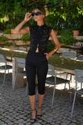 Pantalon Capri Noémie - Noir