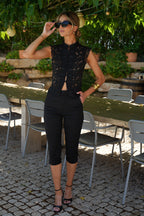 Pantalon Capri Noémie - Noir