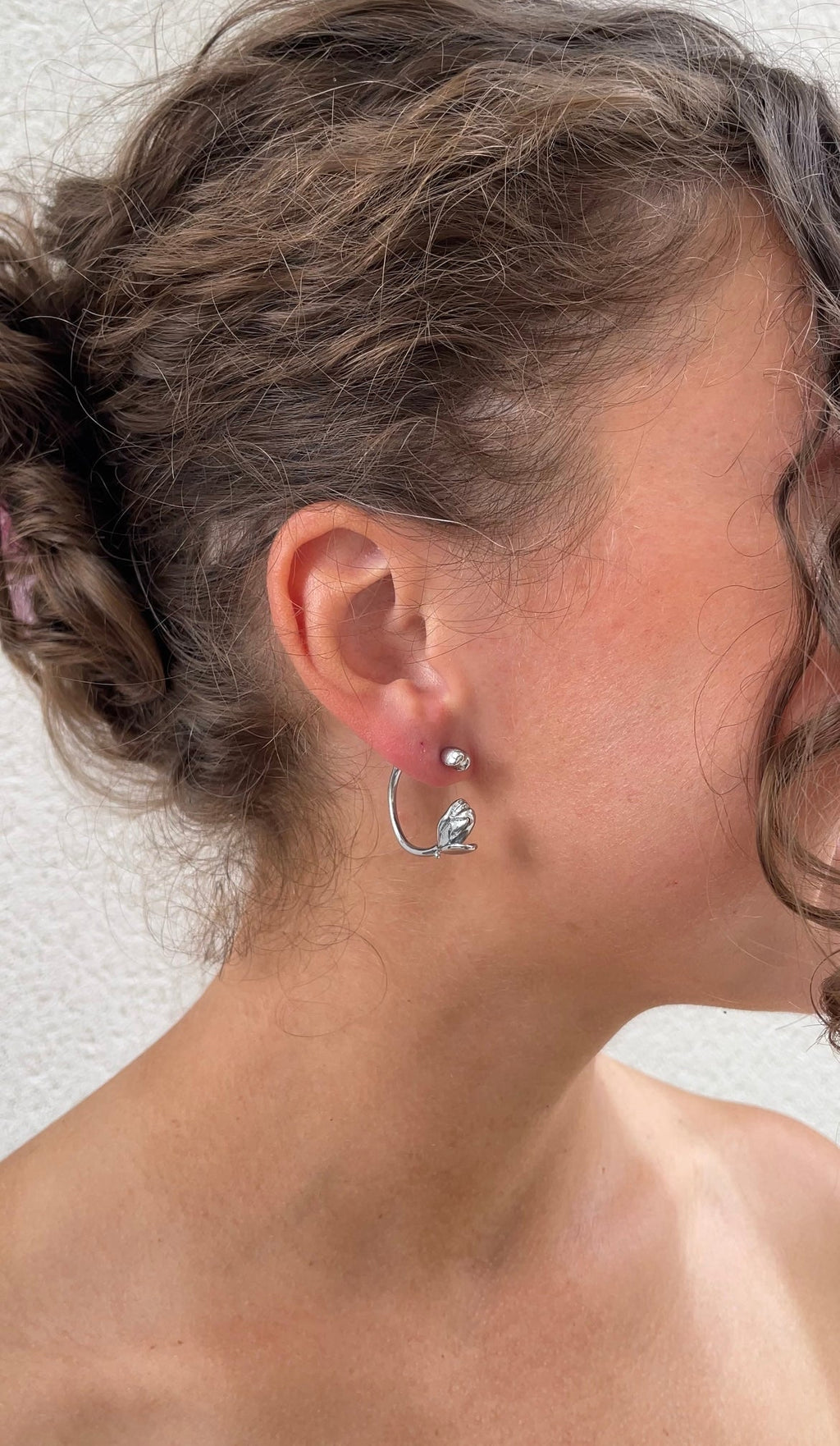 Boucles D'Oreilles Enroll Flower