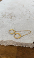Boucles D'Oreilles Mono Strass Earring