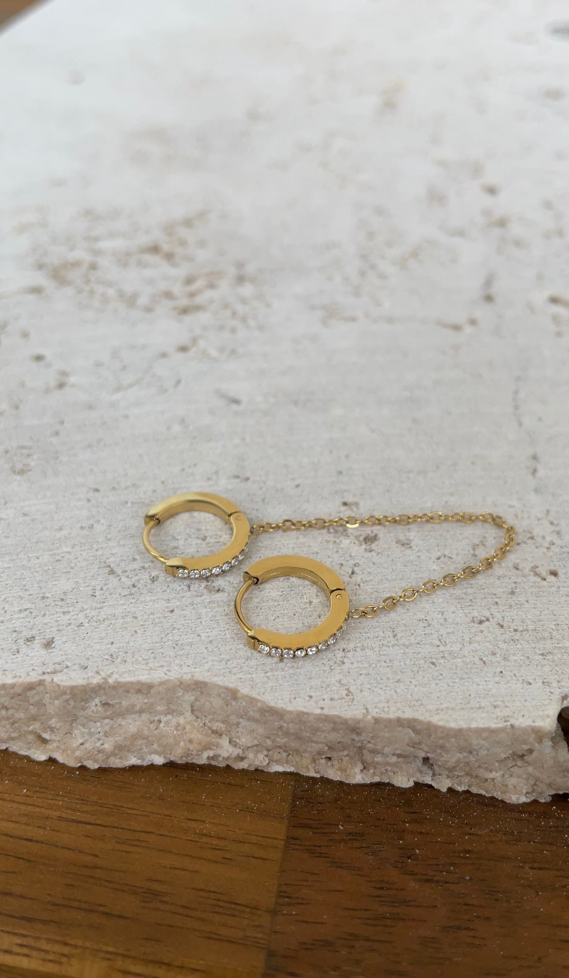 Boucles D'Oreilles Mono Strass Earring