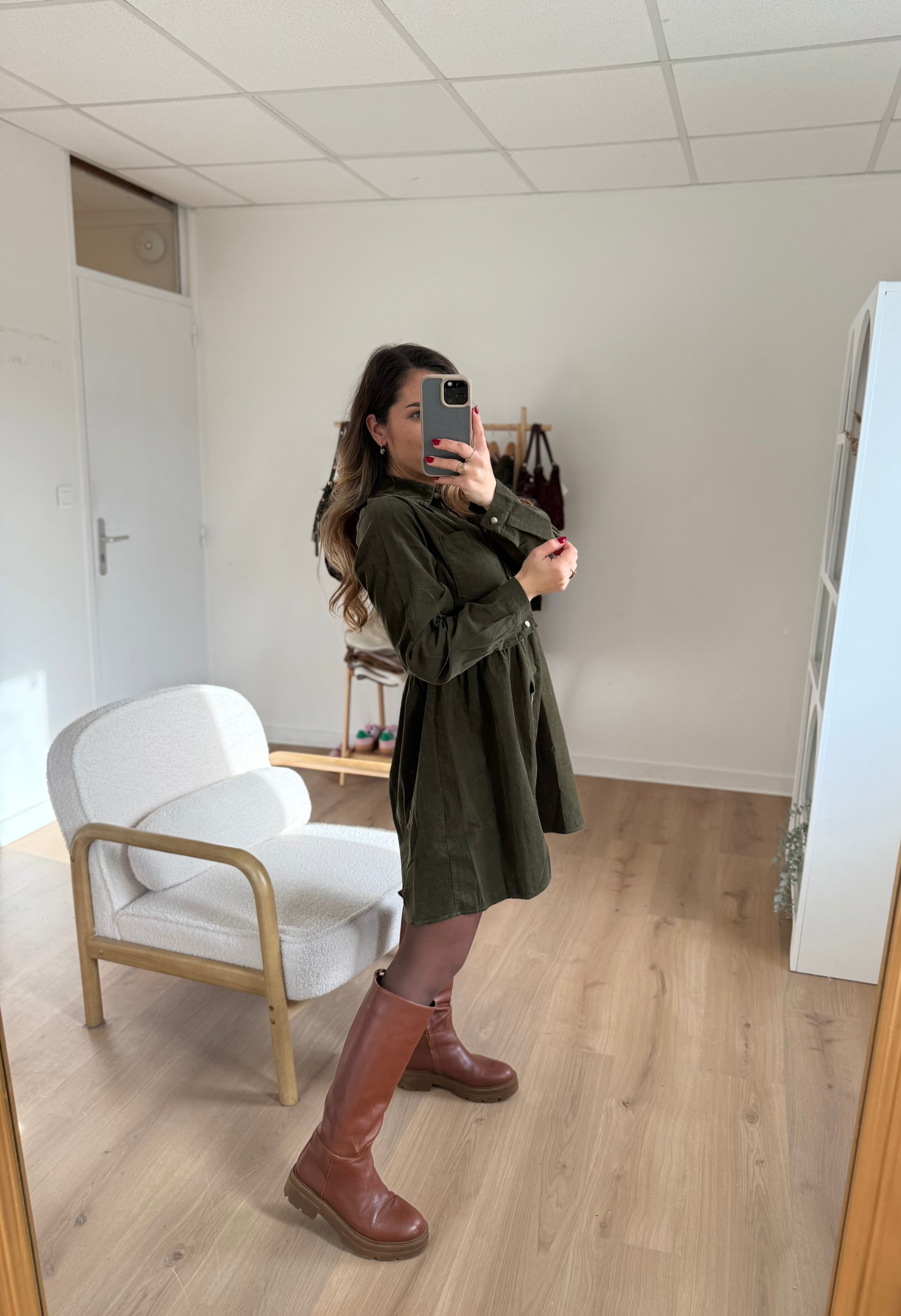 Robe Victoria Kaki