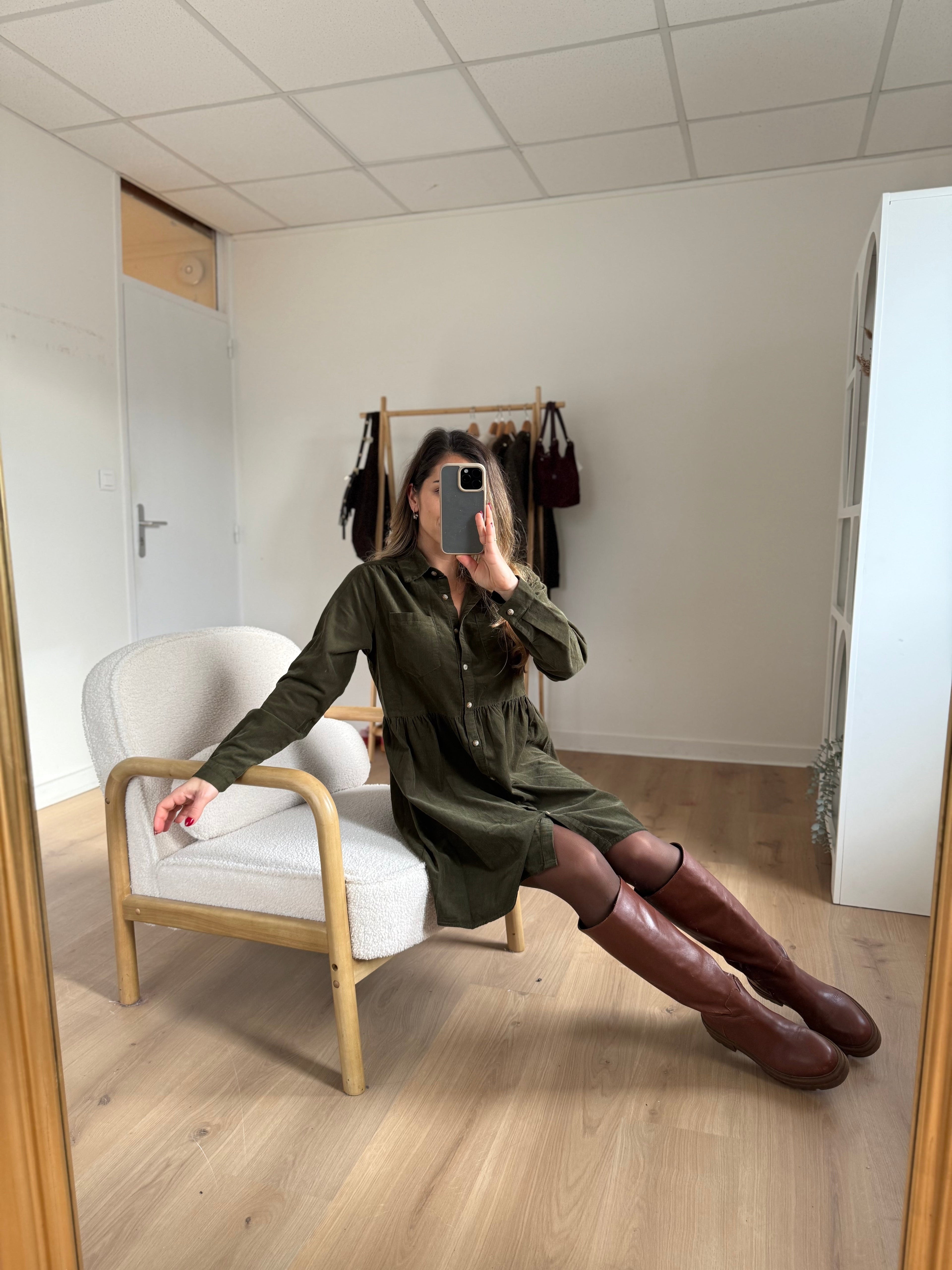 Robe Victoria Kaki