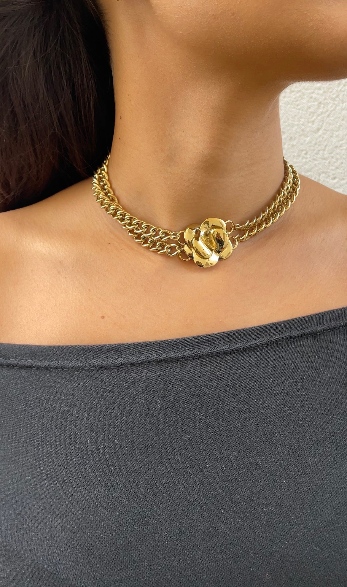 Collier Grunge X Flower