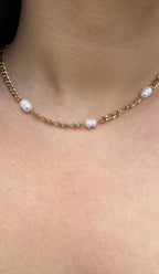 Collier Dangling Pearl