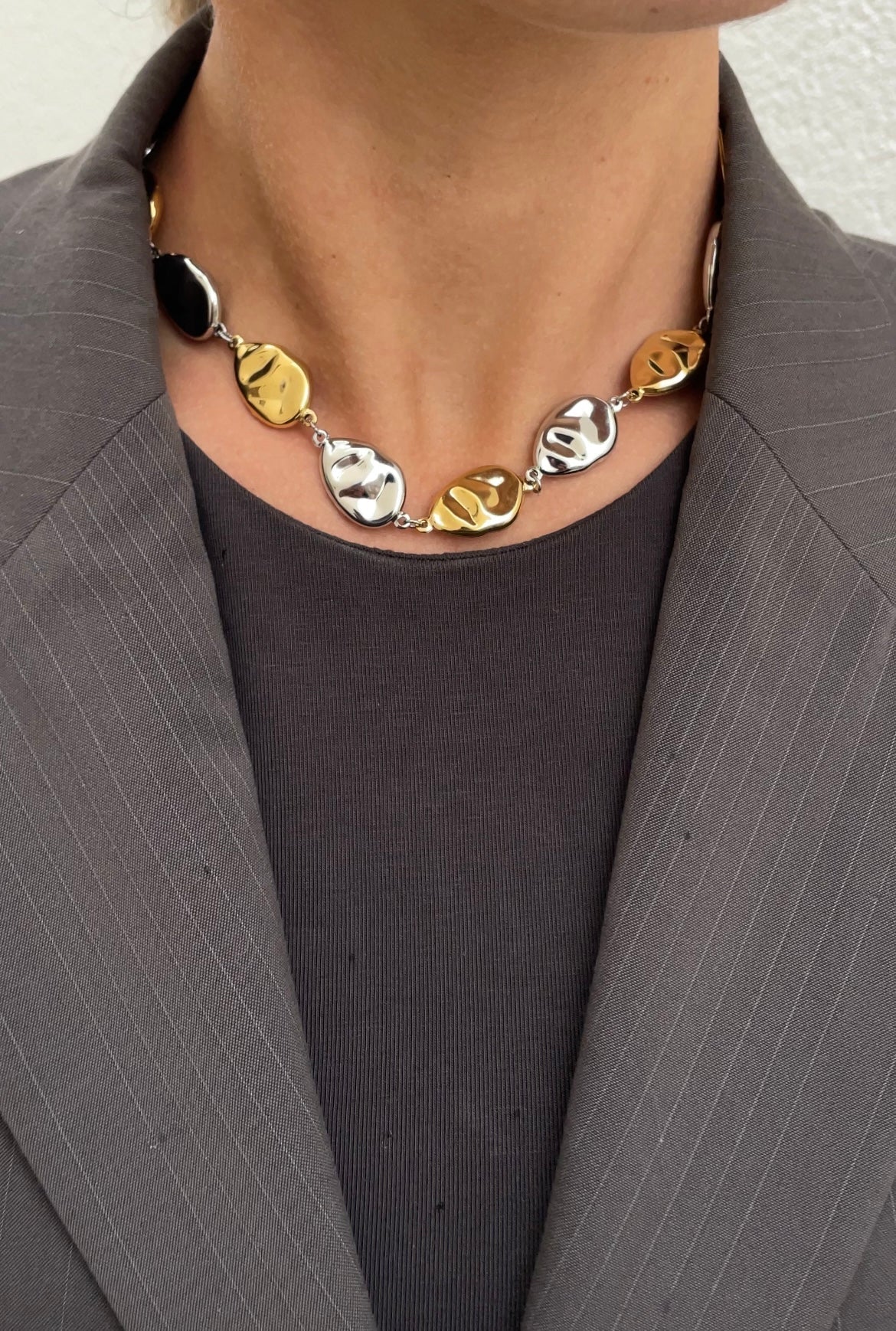 Collier Hammered Pieces