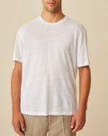 Harris Wilson - Tee Shirt Humbert 100% Lin - Blanc - Homme