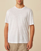 Harris Wilson - Tee Shirt Humbert 100% Lin - Blanc - Homme