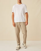 Harris Wilson - Tee Shirt Humbert 100% Lin - Blanc - Homme