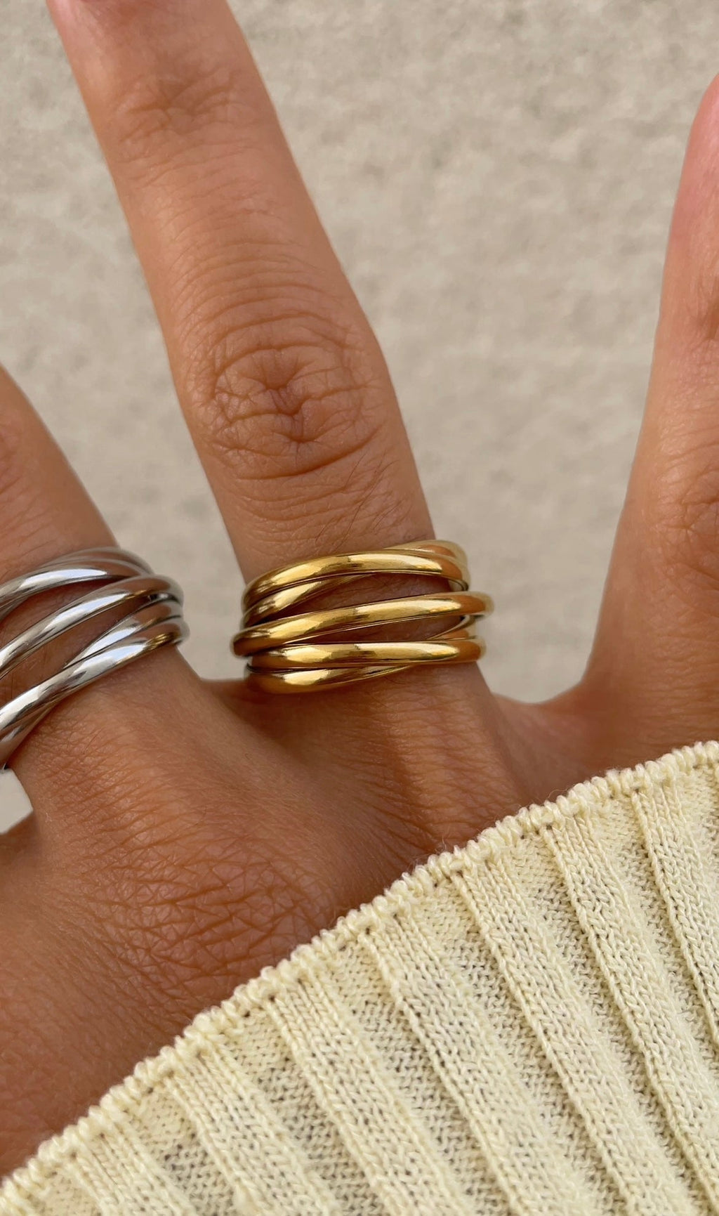 Bague Striped