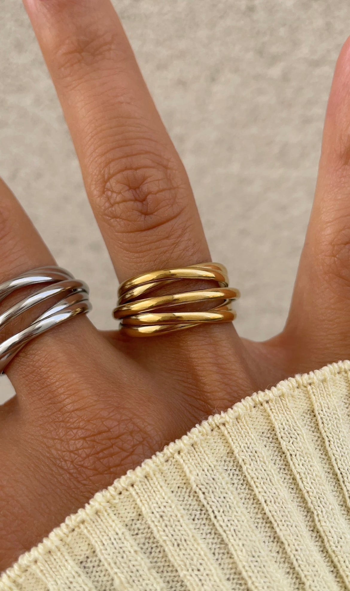 Bague Striped