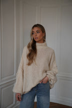 Pull Ample Liliane - Crème