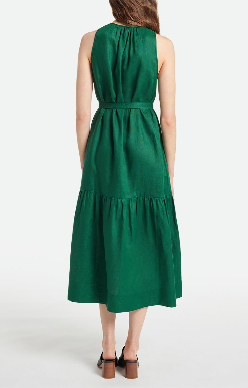 Vanessa Bruno - Robe Romea - Vert Fonce