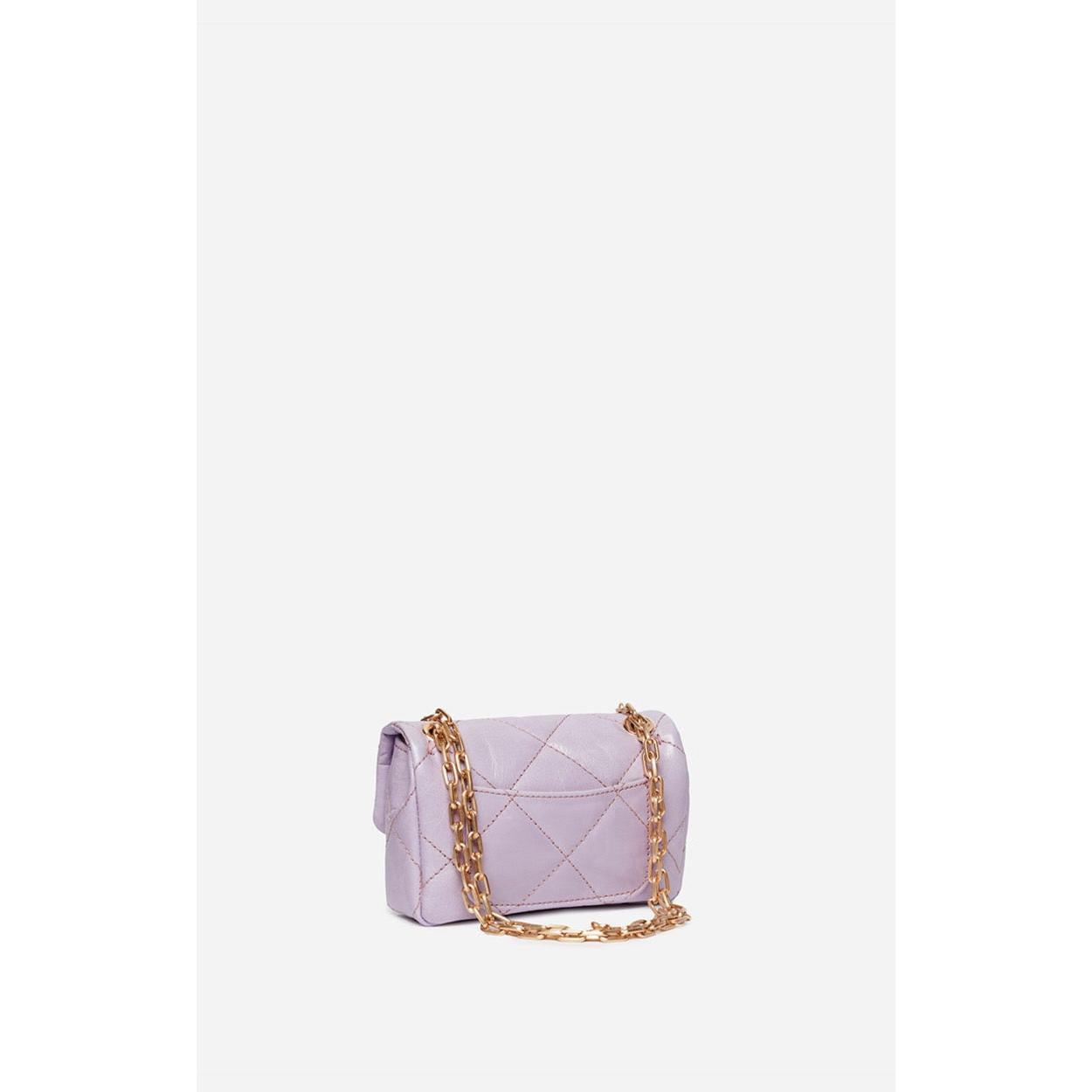 Vanessa Bruno - Petit Sac Moon En Cuir - Parme