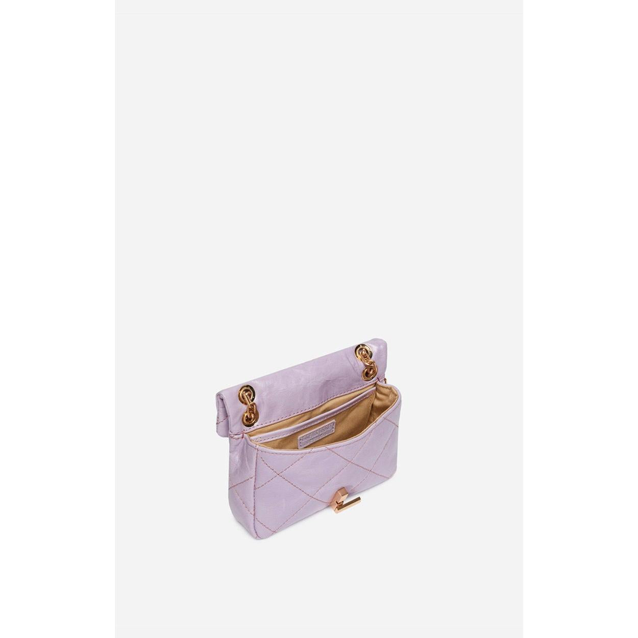Vanessa Bruno - Petit Sac Moon En Cuir - Parme