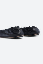 Vanessa Bruno - Ballerines Plate - Noir