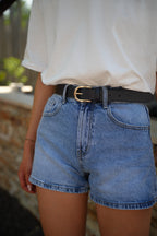 Ceinture Cuir Dallia - Marine