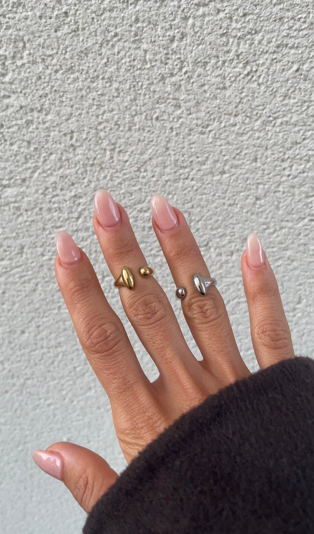 Bague Asymmetric Phalange