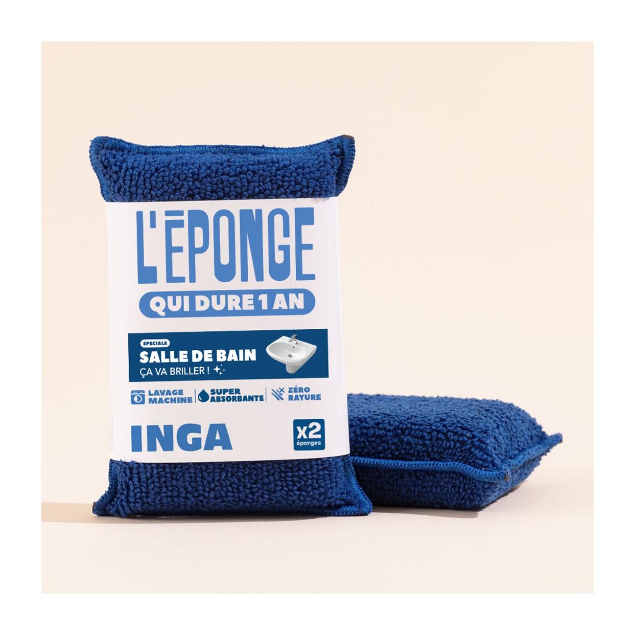 Duo D'Éponges Salle De Bain (avec ou sans support)