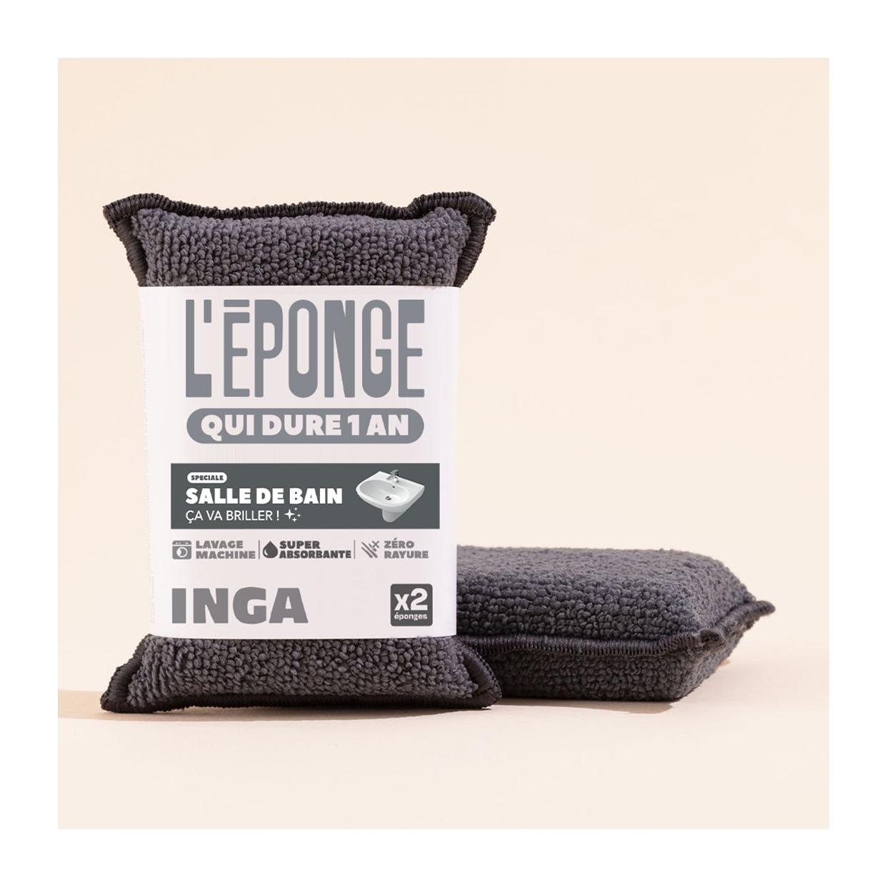 Duo D'Éponges Salle De Bain (avec ou sans support)