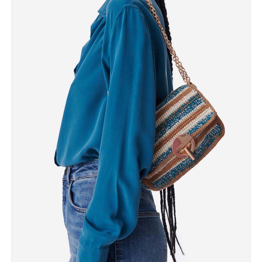 Petit Sac Moon En Laine - Multicolore