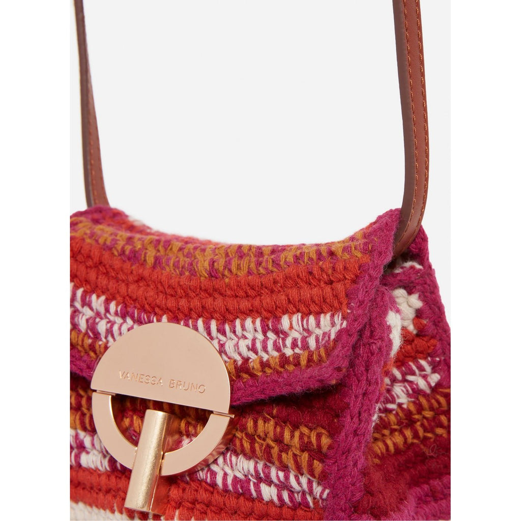 Vanessa Bruno - Mini Sac-Ceinture Moon En Laine - Multico Et Rose