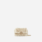 Sac Nano Moon En Fausse Fourrure - Beige