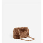 Vanessa Bruno - Sac Nano Moon En Fausse Fourrure - Taupe