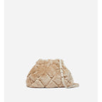 Vanessa Bruno - Sac Bourse Moon En Fausse Fourrure - Beige