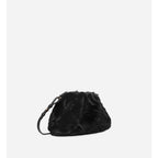 Sac Bourse Moon En Fausse Fourrure - Noir