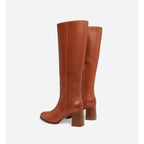 Bottes En Cuir - Marron